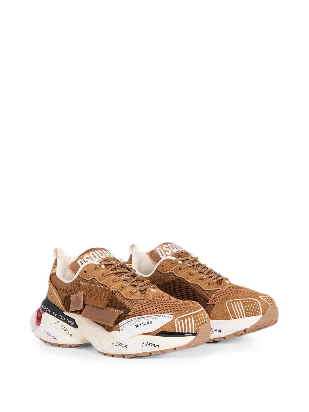 DSQUARED2 Sneakers Faster Marroni