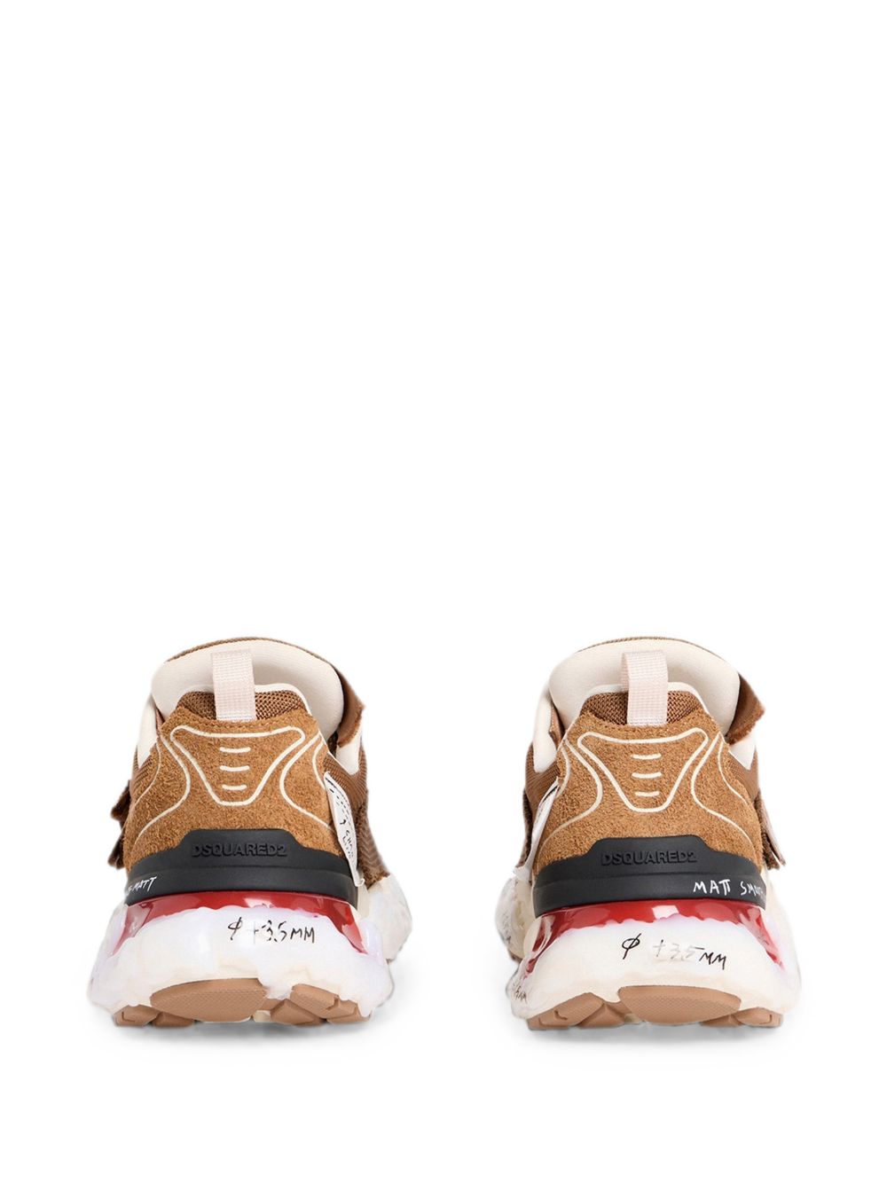 DSQUARED2 Sneakers Faster Marroni