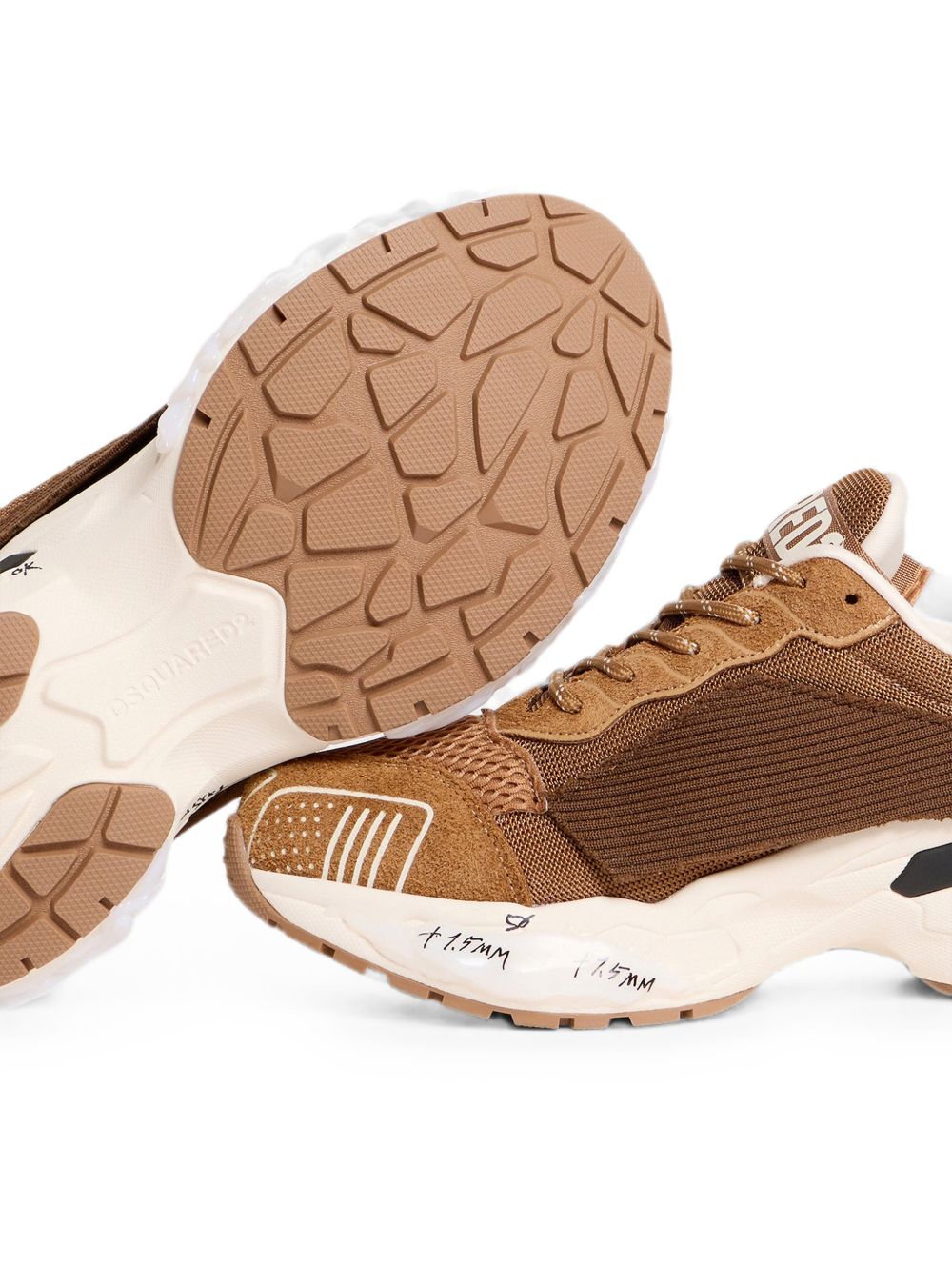 DSQUARED2 Sneakers Faster Marroni