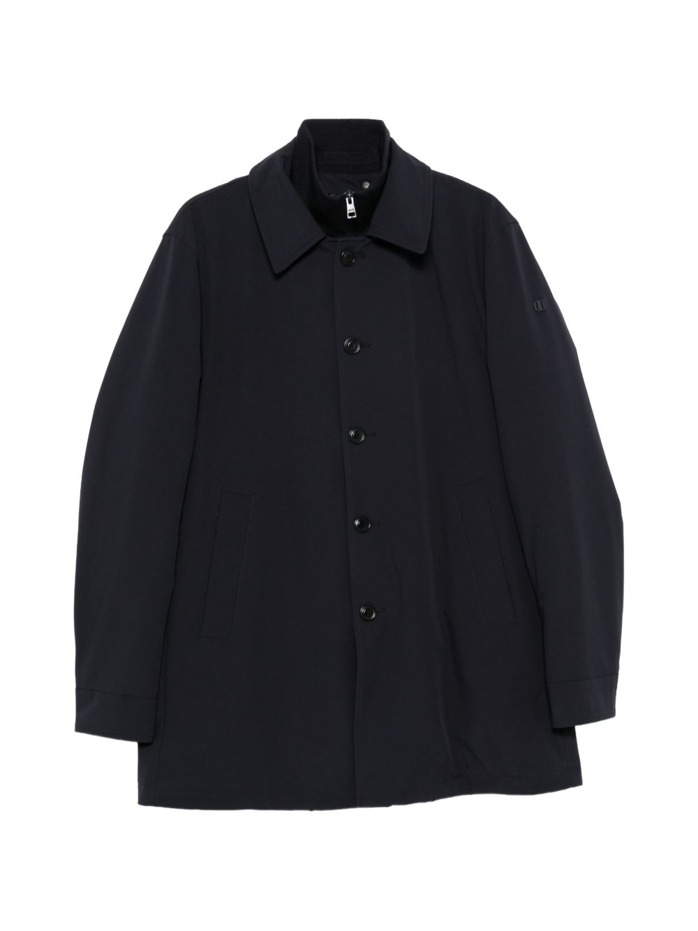 DUNO Cappotto Chesterfield Blu Navy