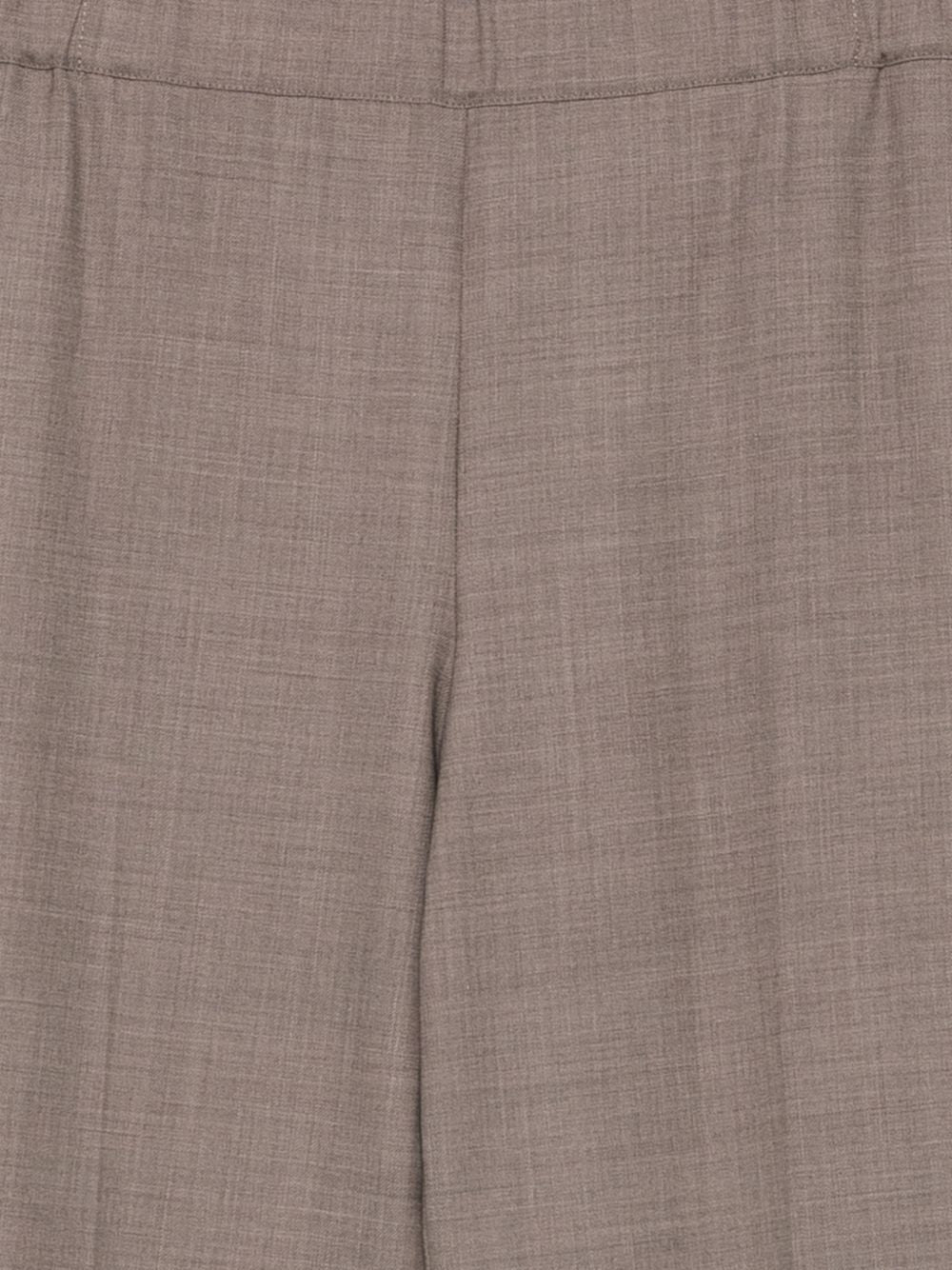 D EXTERIOR Pantaloni casual beige con pinces in lana