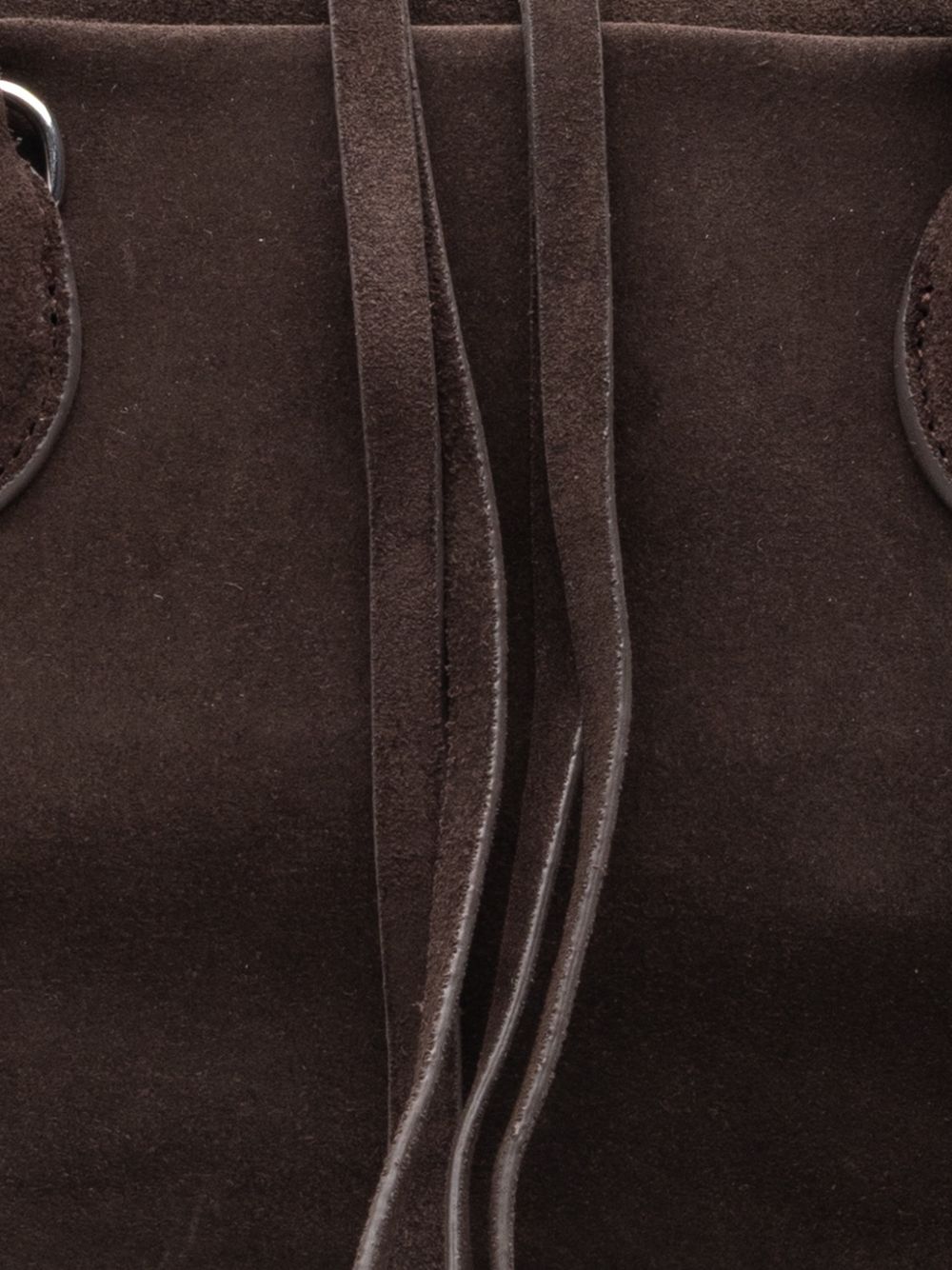 ELEH Borsa a mano in suede testa di moro