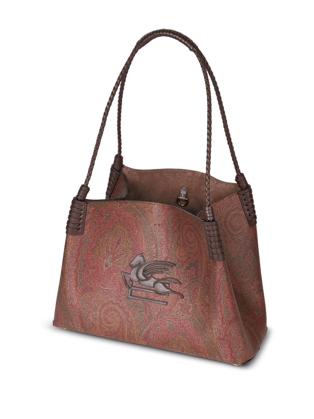 ETRO Borsa shopping media Libra Arnica in jacquard Paisley