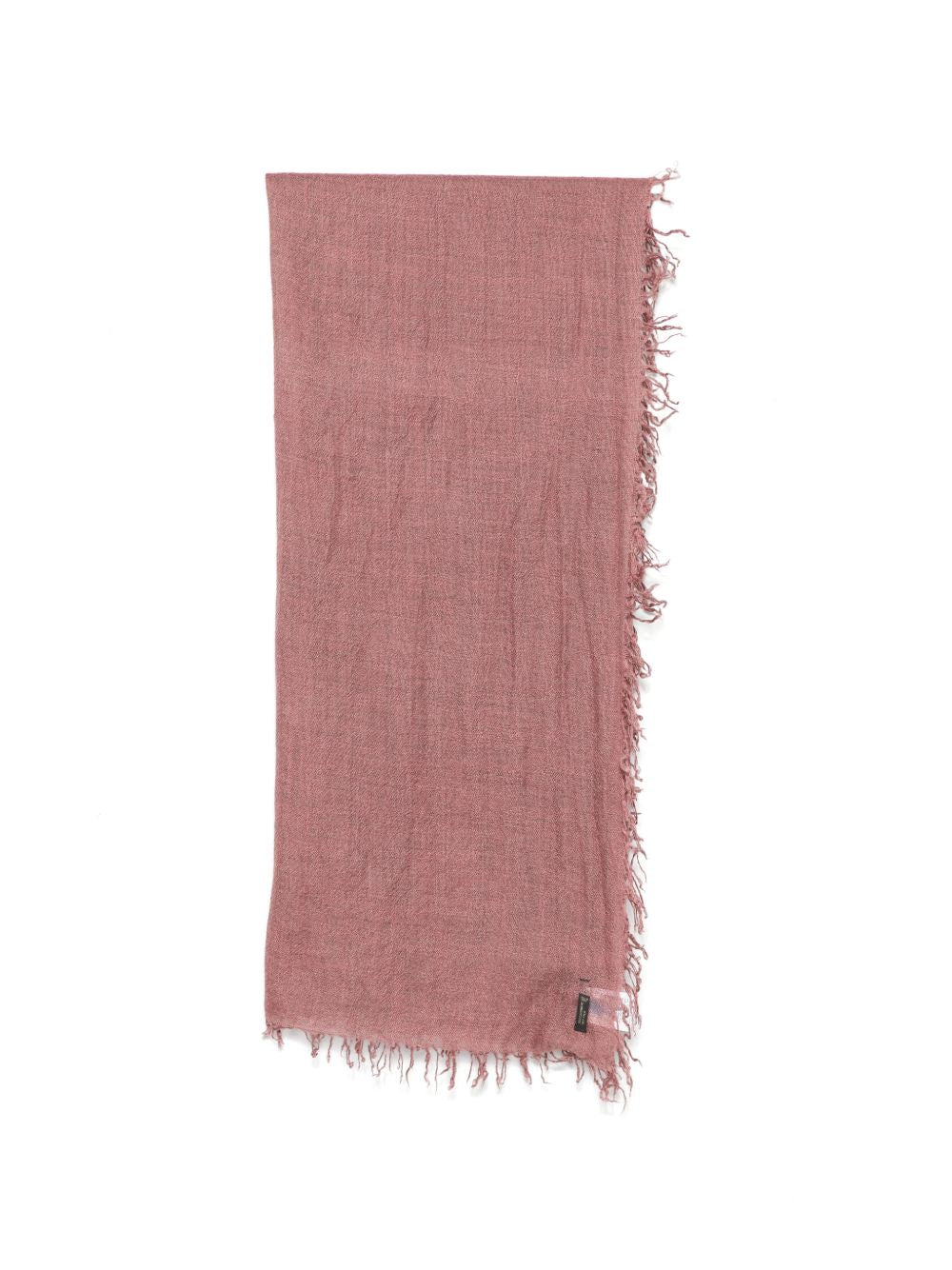 FALIERO SARTI Sciarpa foulard Lolly color rosa antico in cashmere e seta