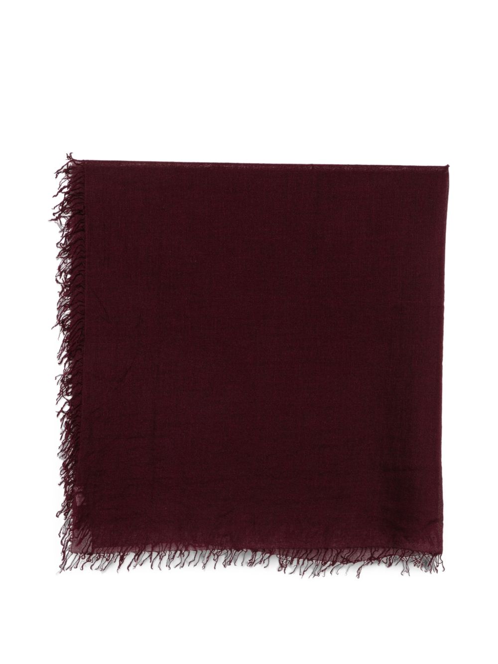 FALIERO SARTI Sciarpa foulard Lolly bordeaux in cashmere e seta