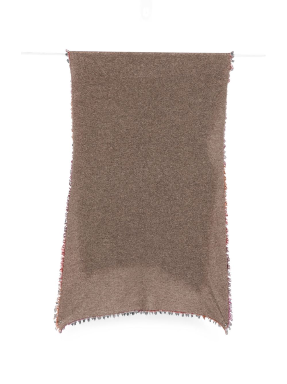 FALIERO SARTI Sciarpa foulard Adriana marrone in cashmere