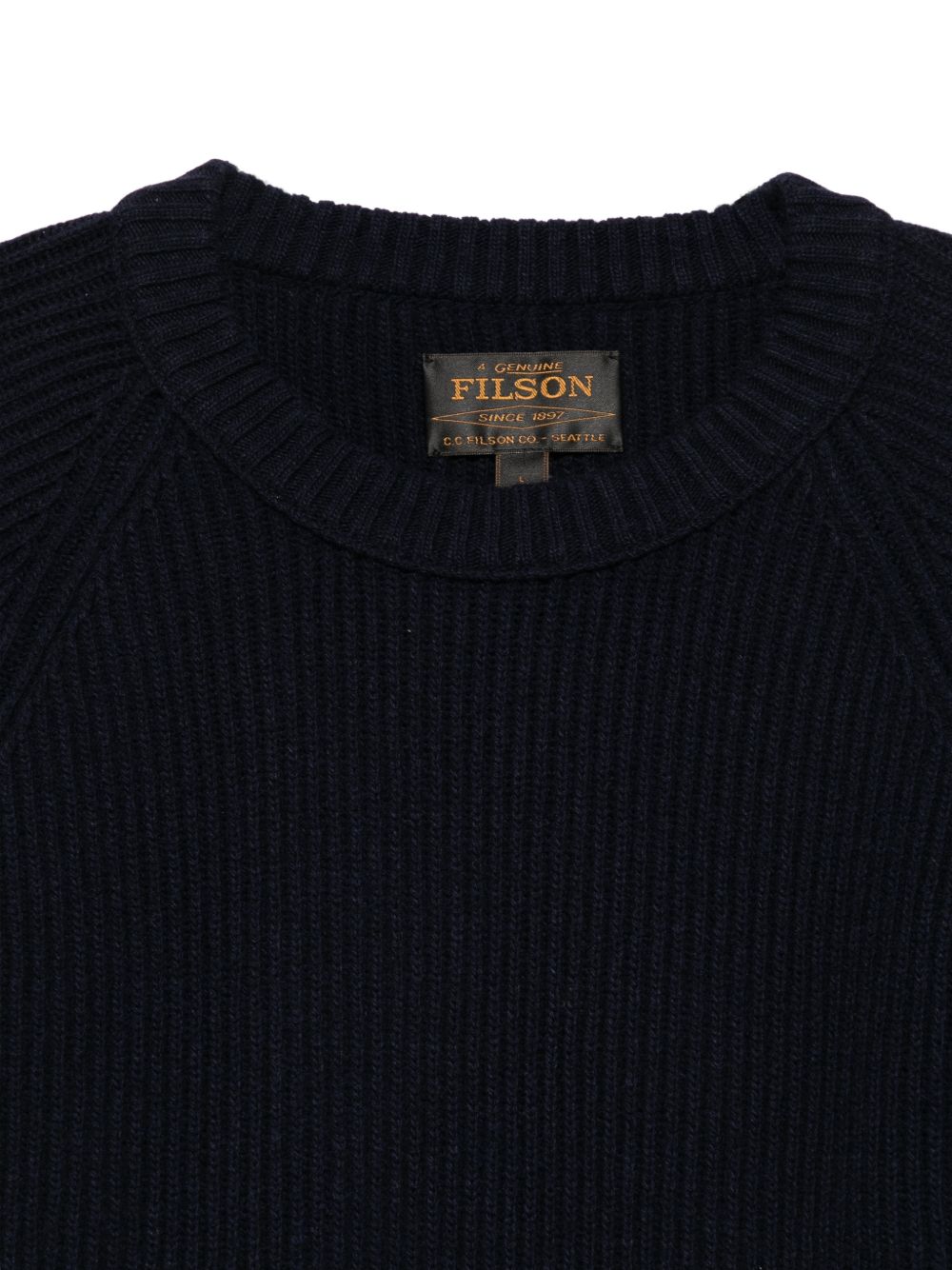 FILSON Maglione girocollo nero in lana