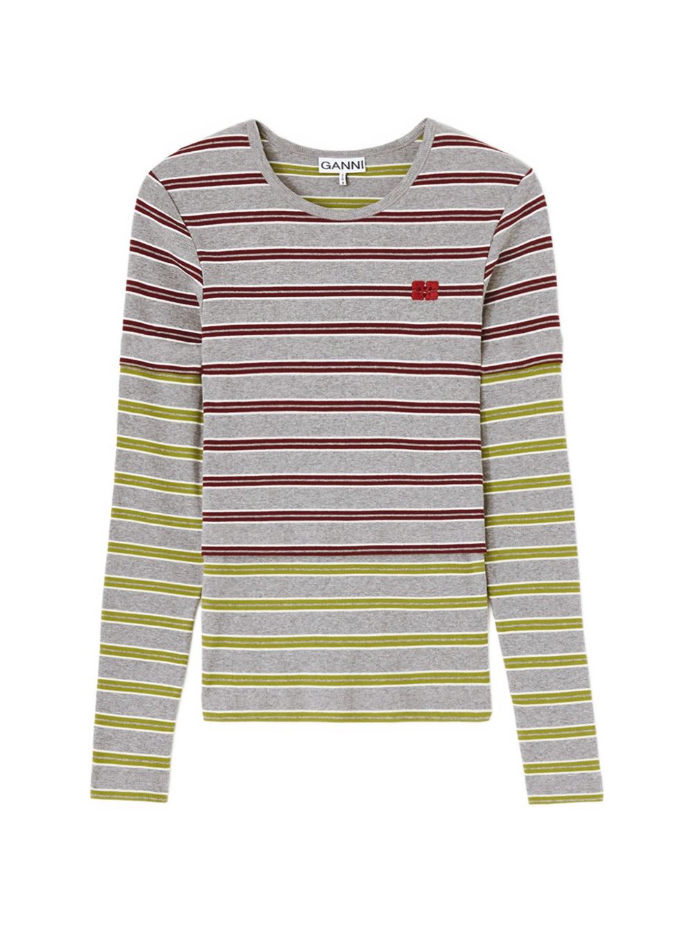 GANNI T-shirt a maniche lunghe