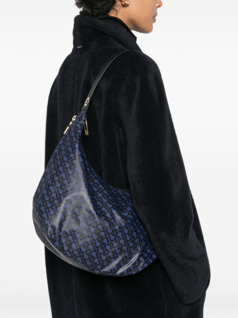 GHERARDINI Borsa blu Medium Hobo Odissey