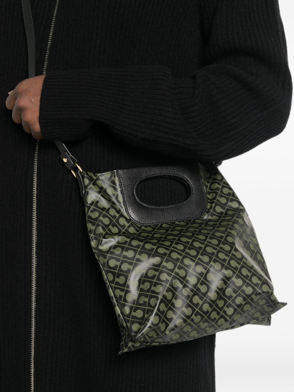 GHERARDINI Borsa a mano con tracolla Doppia Piattina Mini