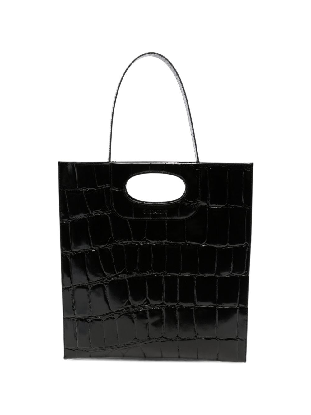 GHERARDINI Borsa Piattina Naplak in pelle effetto coccodrillo
