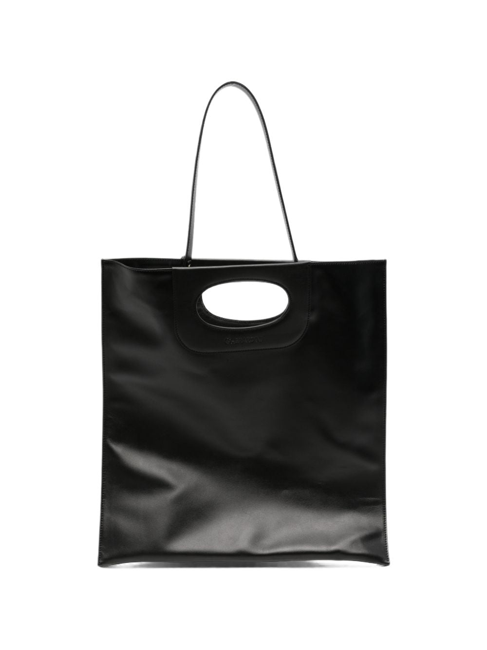 GHERARDINI Borsa Piattina nera in pelle