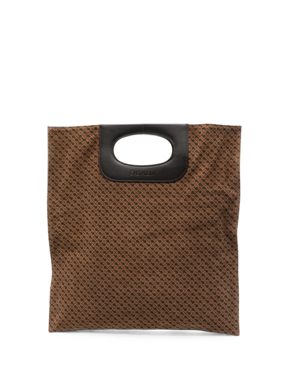 GHERARDINI Borsa a mano Piattina Toffee