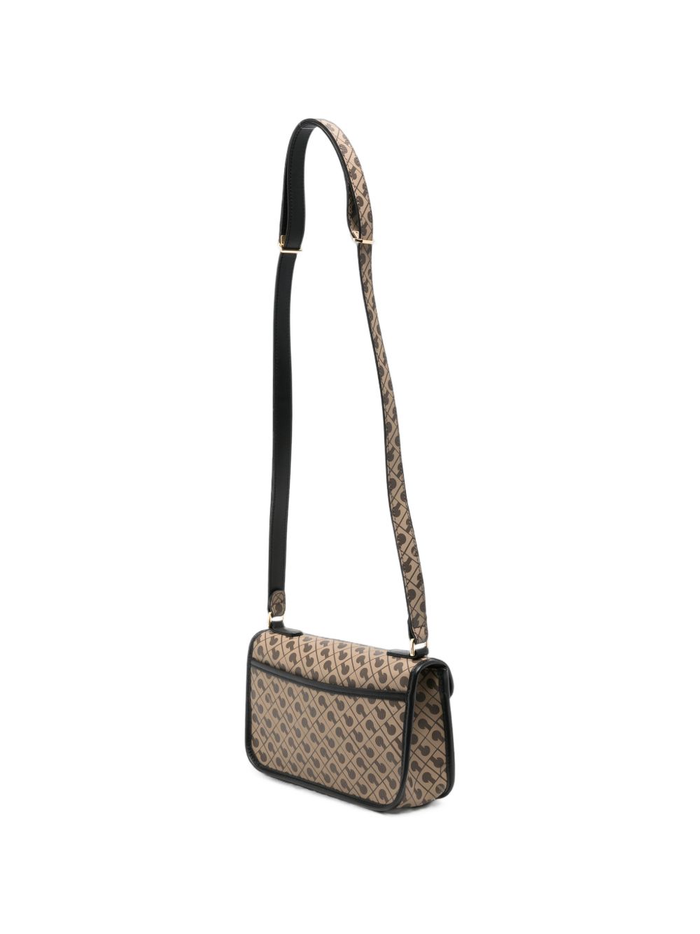 GHERARDINI Borsa Small Moka color moka con logo all-over