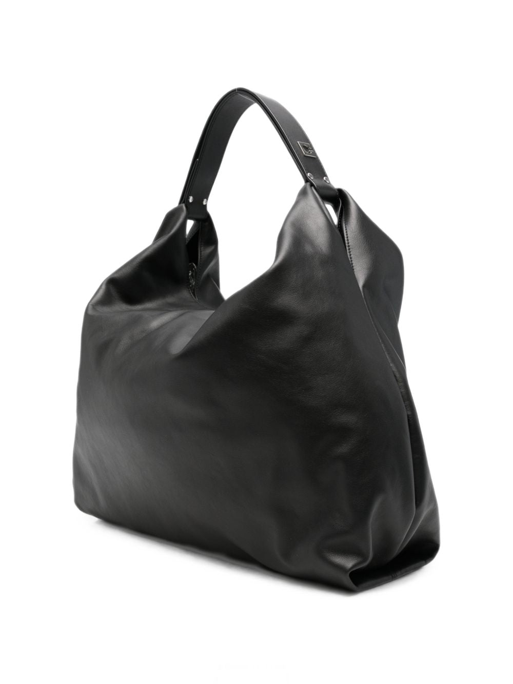 GHERARDINI Borsa Medium Shoulder nera in pelle