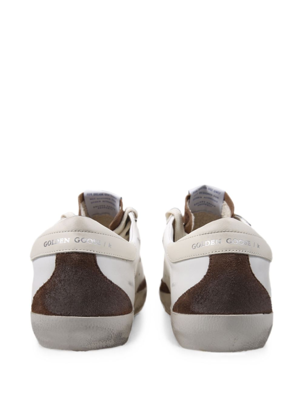 GOLDEN GOOSE Sneakers Super-Star Bianche con Stella Blu