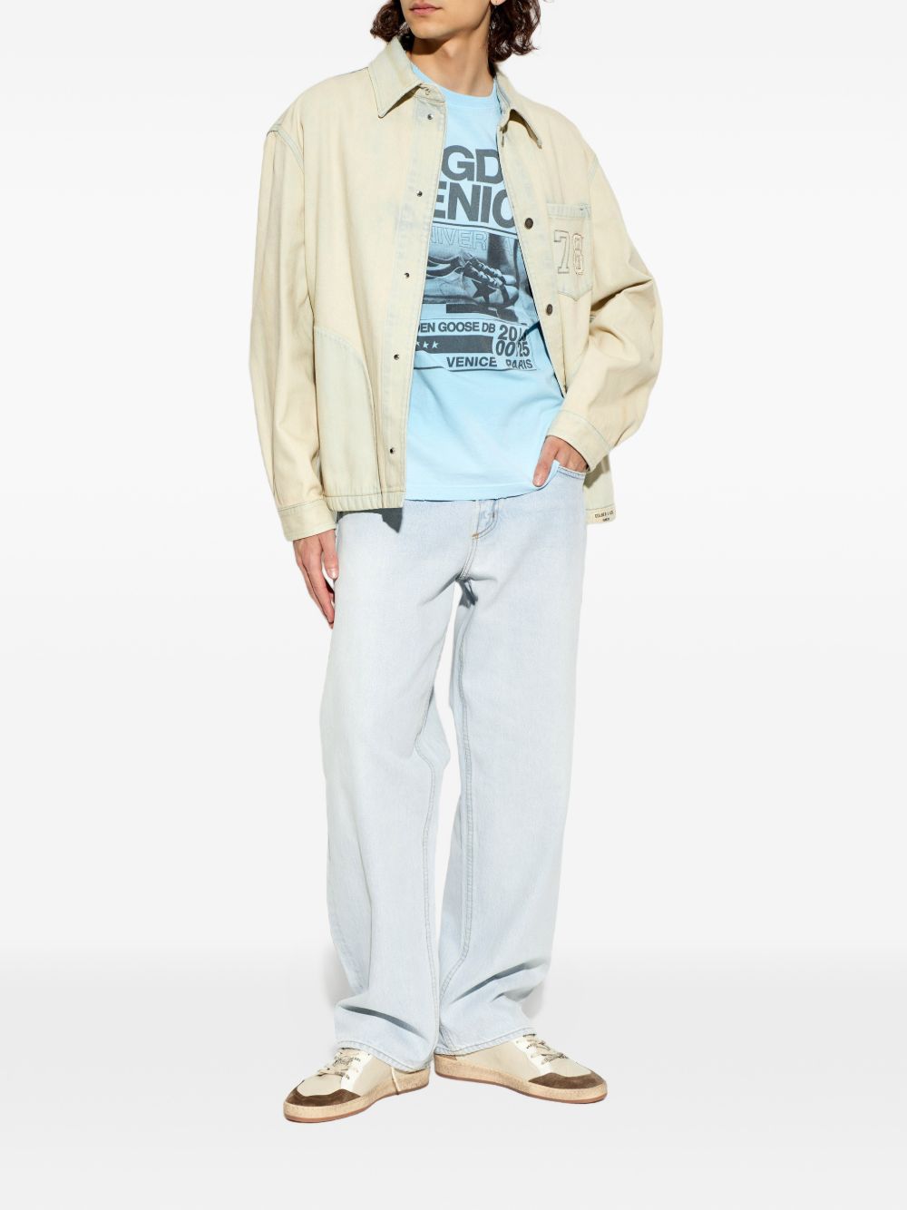 GOLDEN GOOSE Sneakers Ball Star in pelle e suede