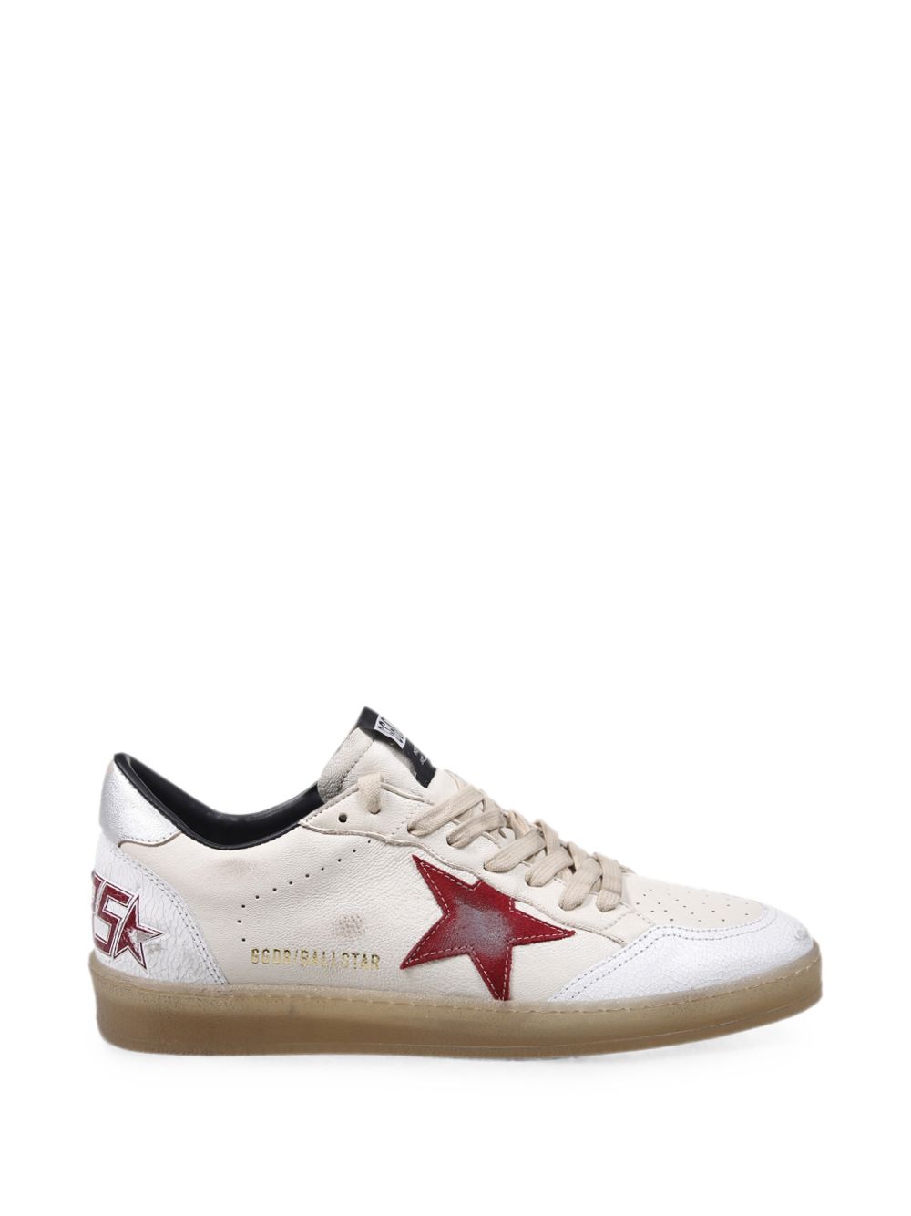 GOLDEN GOOSE Sneakers Ball Star in Pelle Butter Beige