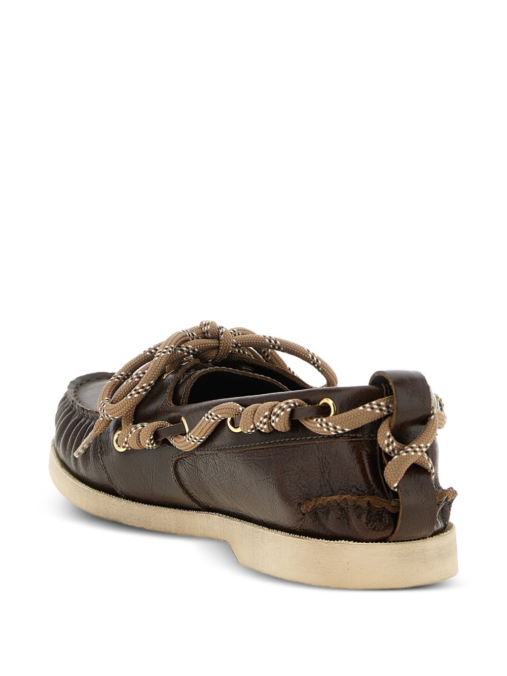 GOLDEN GOOSE Mocassini Cruise in Pelle Marrone
