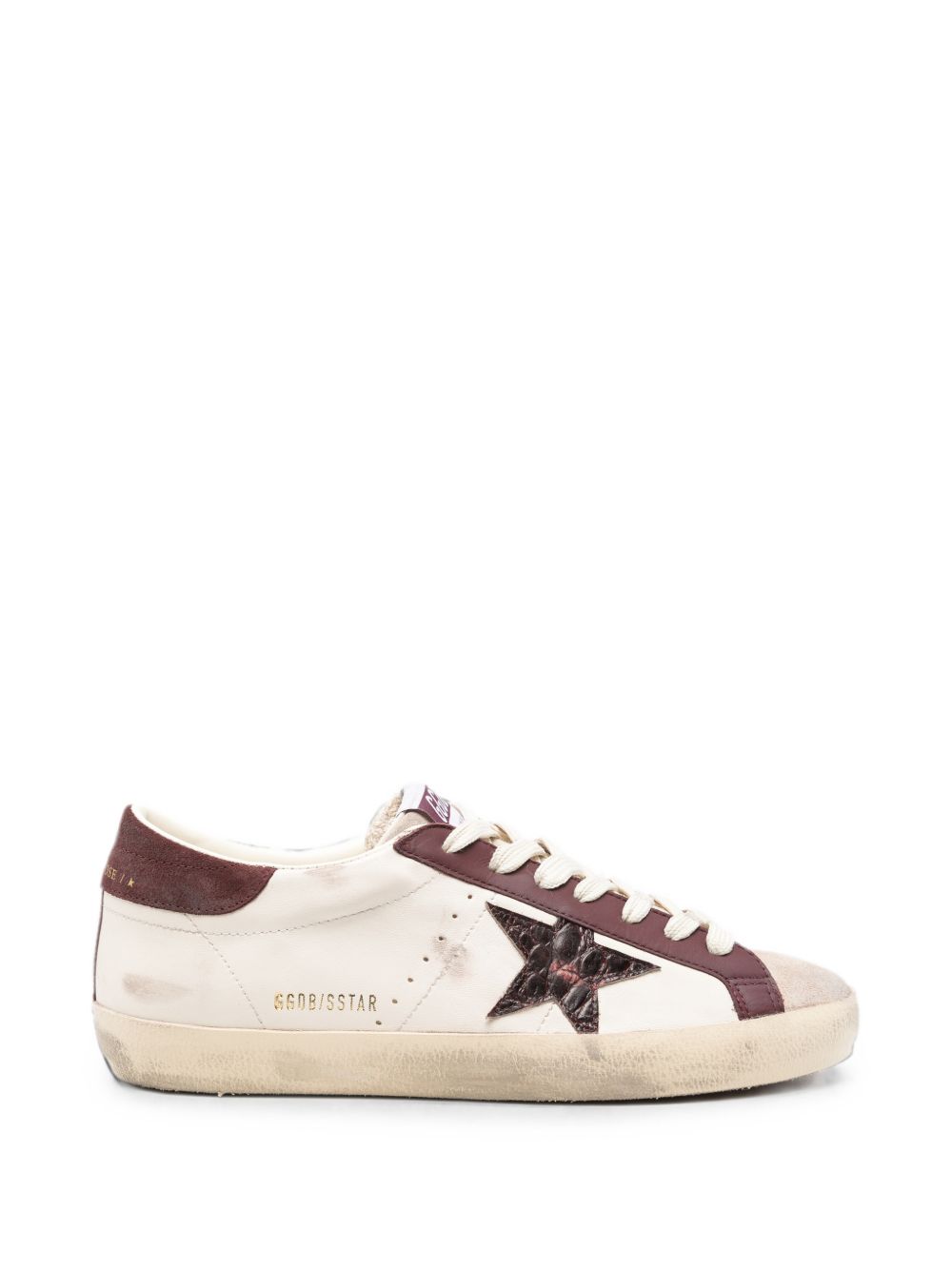 GOLDEN GOOSE Sneakers Super-Star con stella animalier