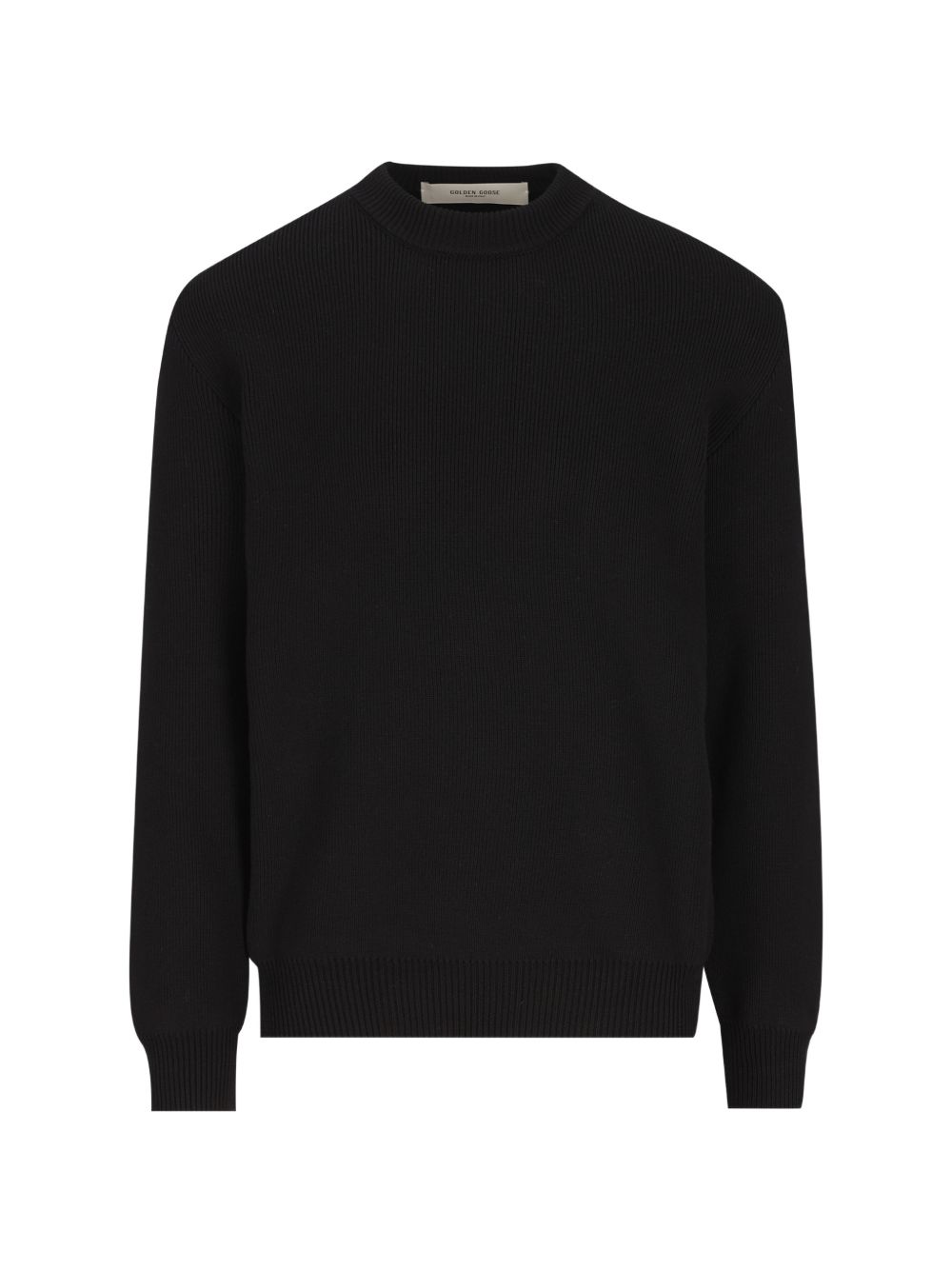 GOLDEN GOOSE Maglione Girocollo in Maglia Nera
