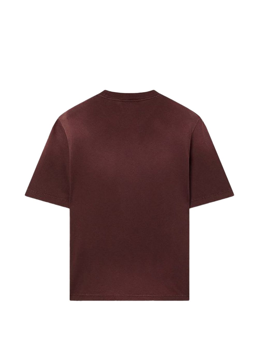 GOLDEN GOOSE T-Shirt Star in Cotone Bordeaux