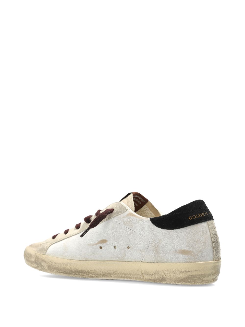 GOLDEN GOOSE Sneakers Super-Star in pelle con stella animalier
