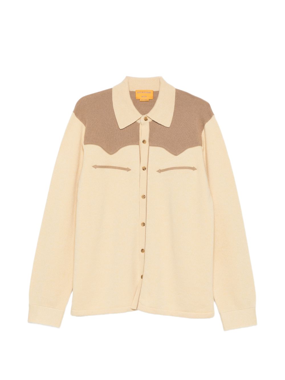 GUEST IN RESIDENCE Camicia in cashmere color tortora