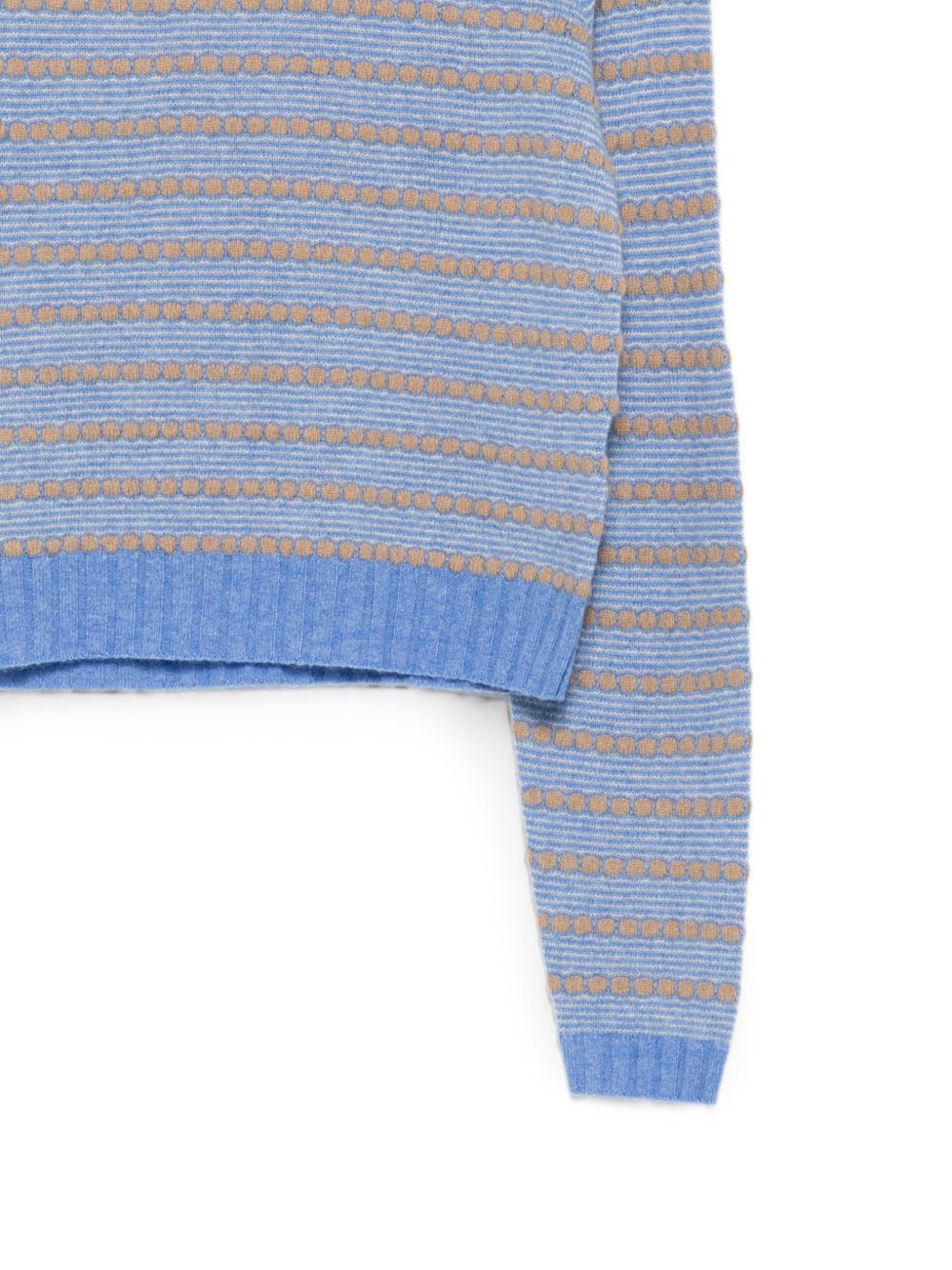 GUEST IN RESIDENCE Maglioncino a righe in puro cashmere Delft Blue