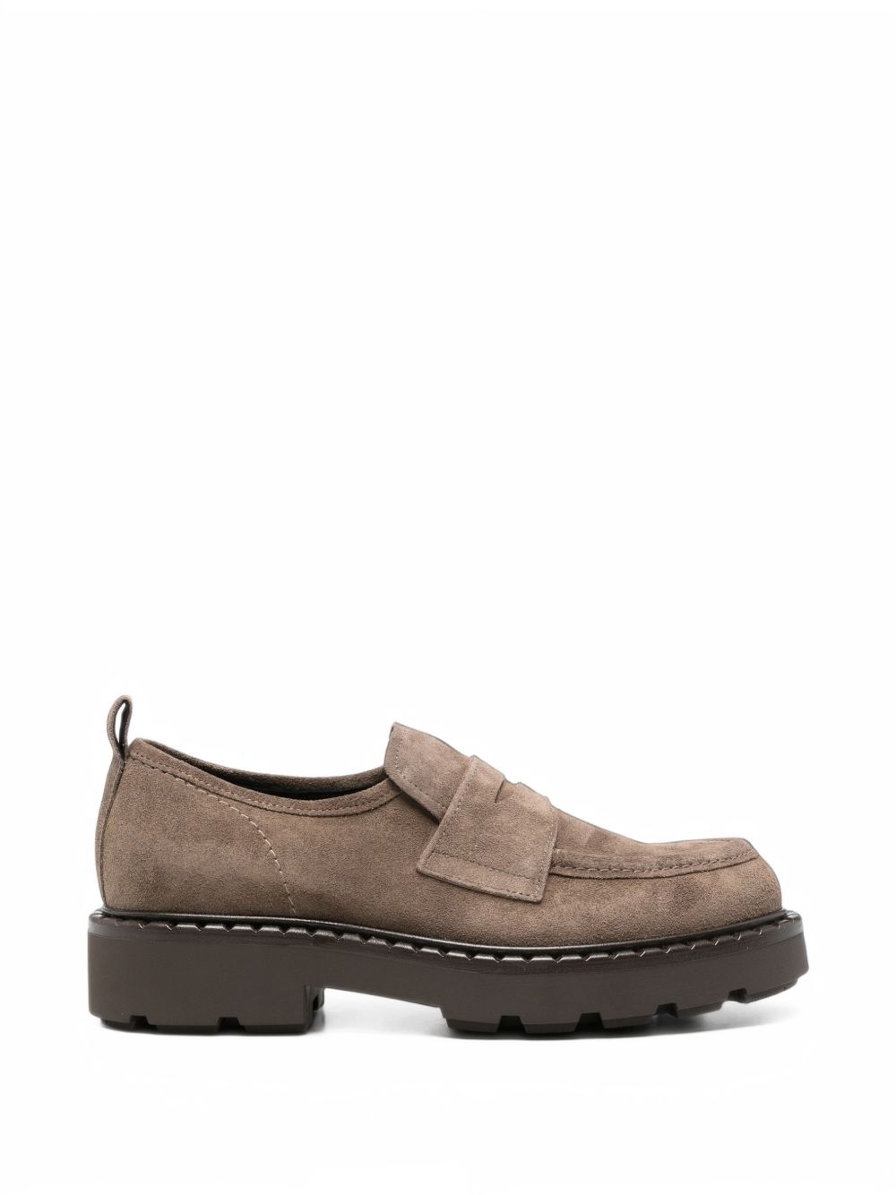 GUGLIELMO ROTTA Mocassini in Suede Color Mud