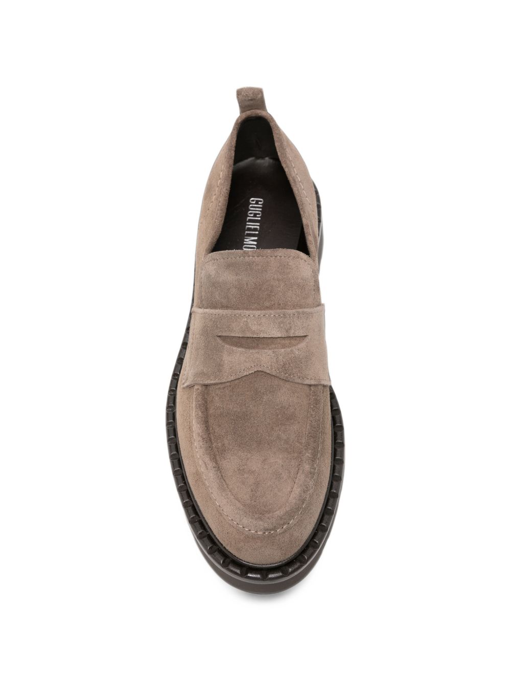 GUGLIELMO ROTTA Mocassini in Suede Color Mud