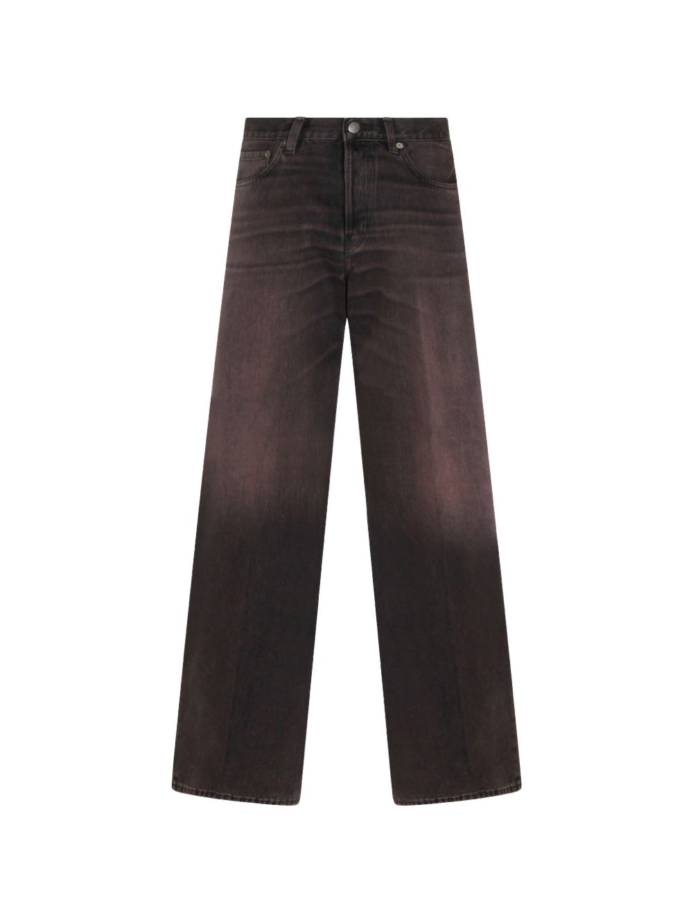 HAIKURE Jeans Bethany wide-leg in denim grigio scuro
