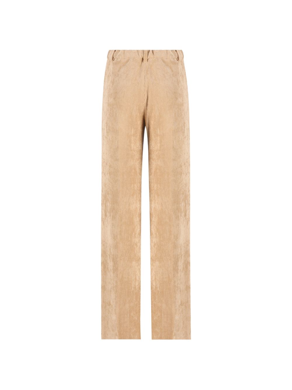 HERNO Pantalone in velluto beige chiaro