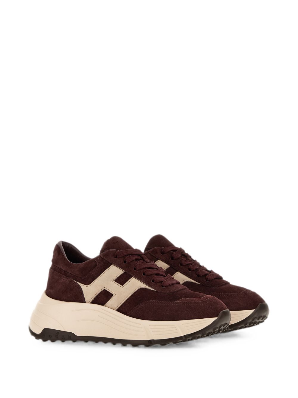 HOGAN Sneakers bordeaux in suede