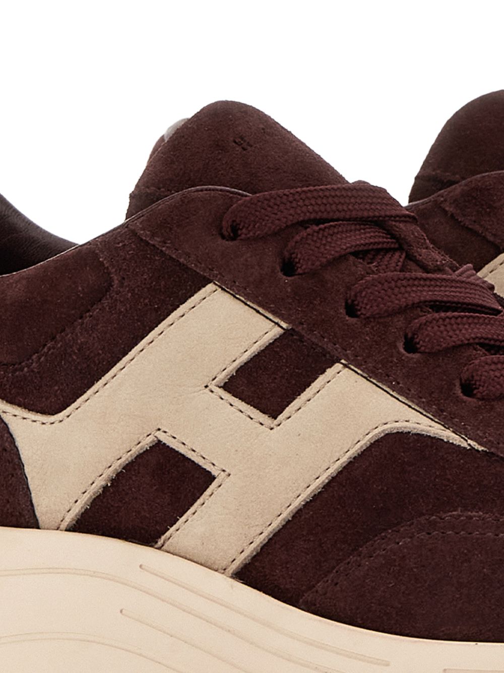 HOGAN Sneakers bordeaux in suede