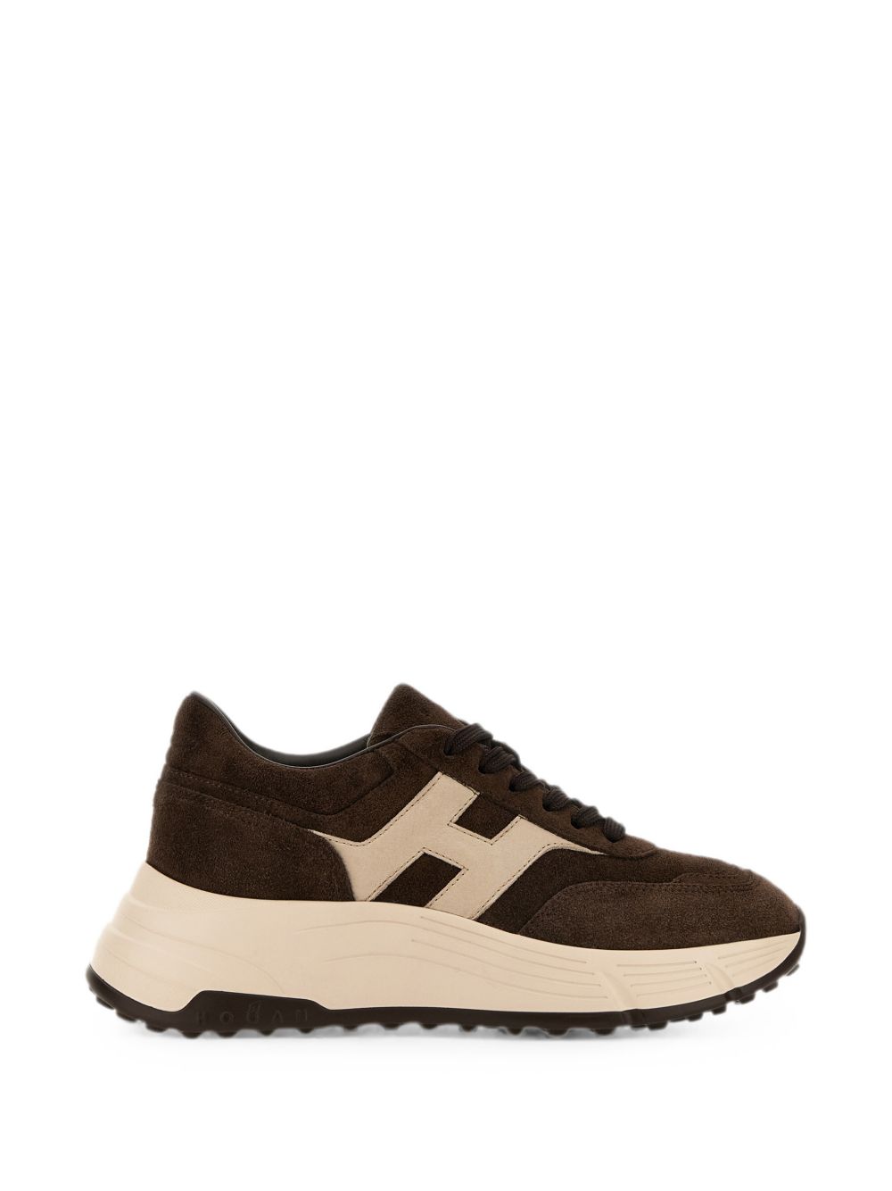 HOGAN Sneakers marroni in suede
