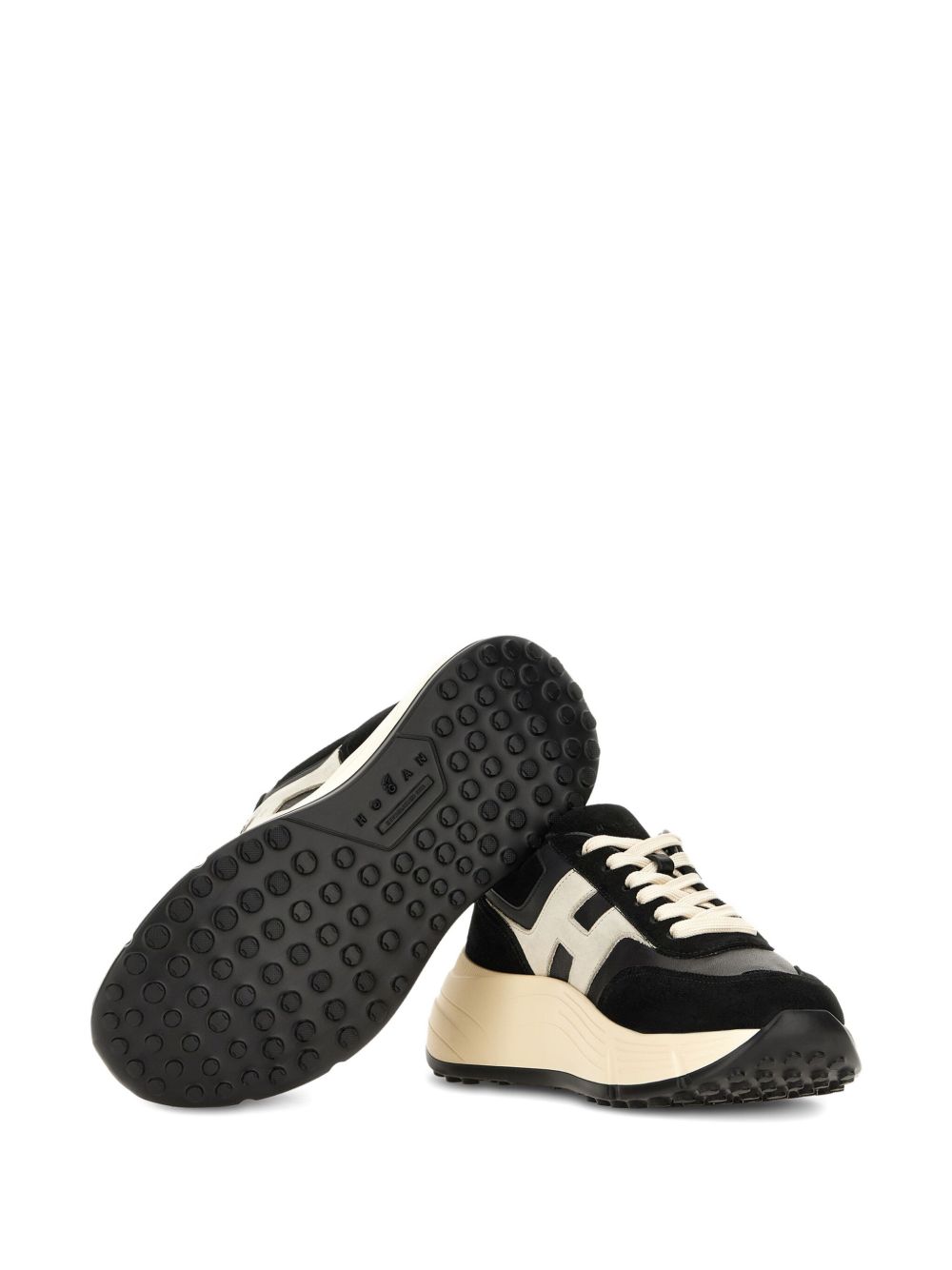HOGAN Sneakers nere in suede