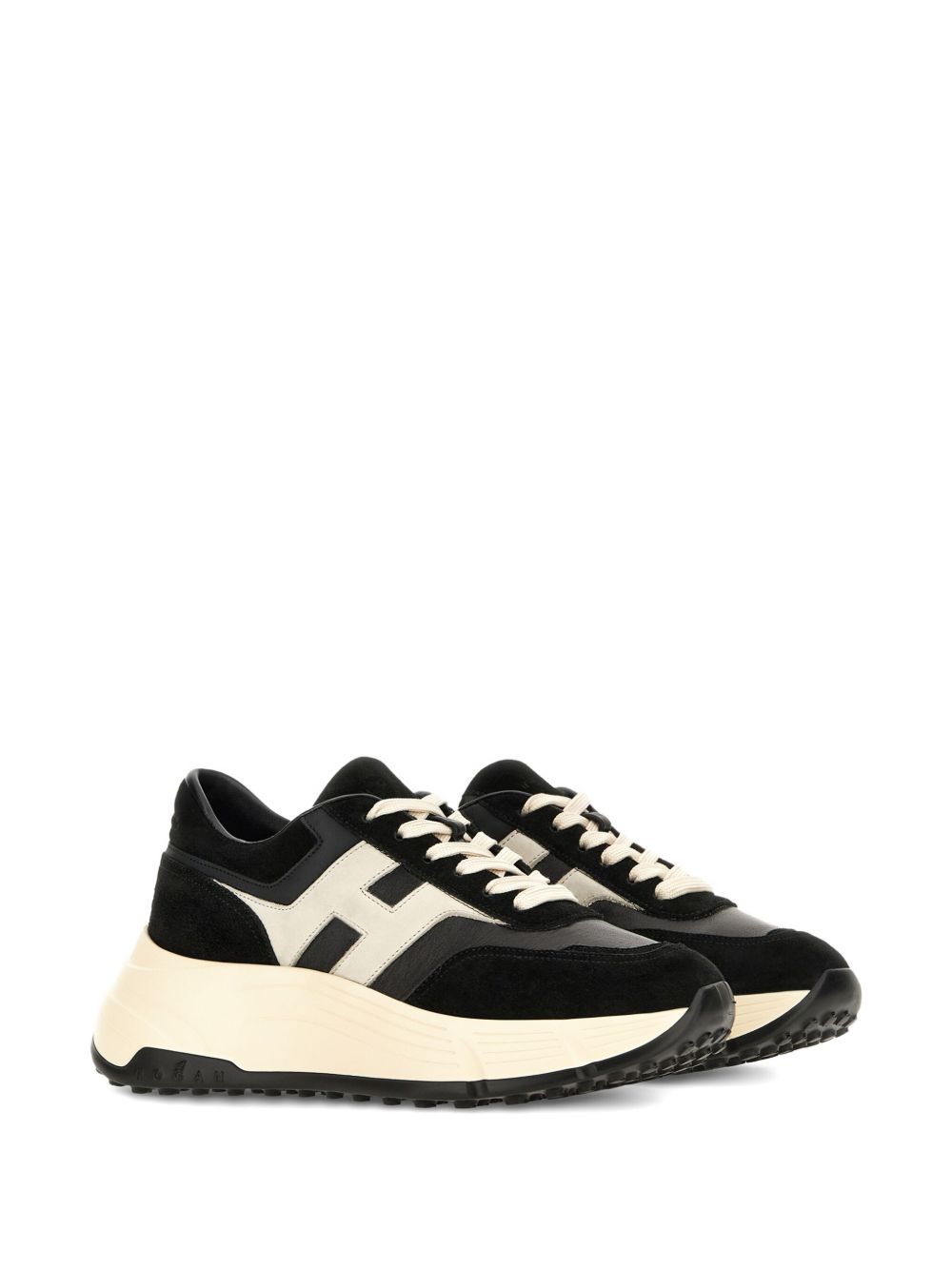 HOGAN Sneakers nere in suede