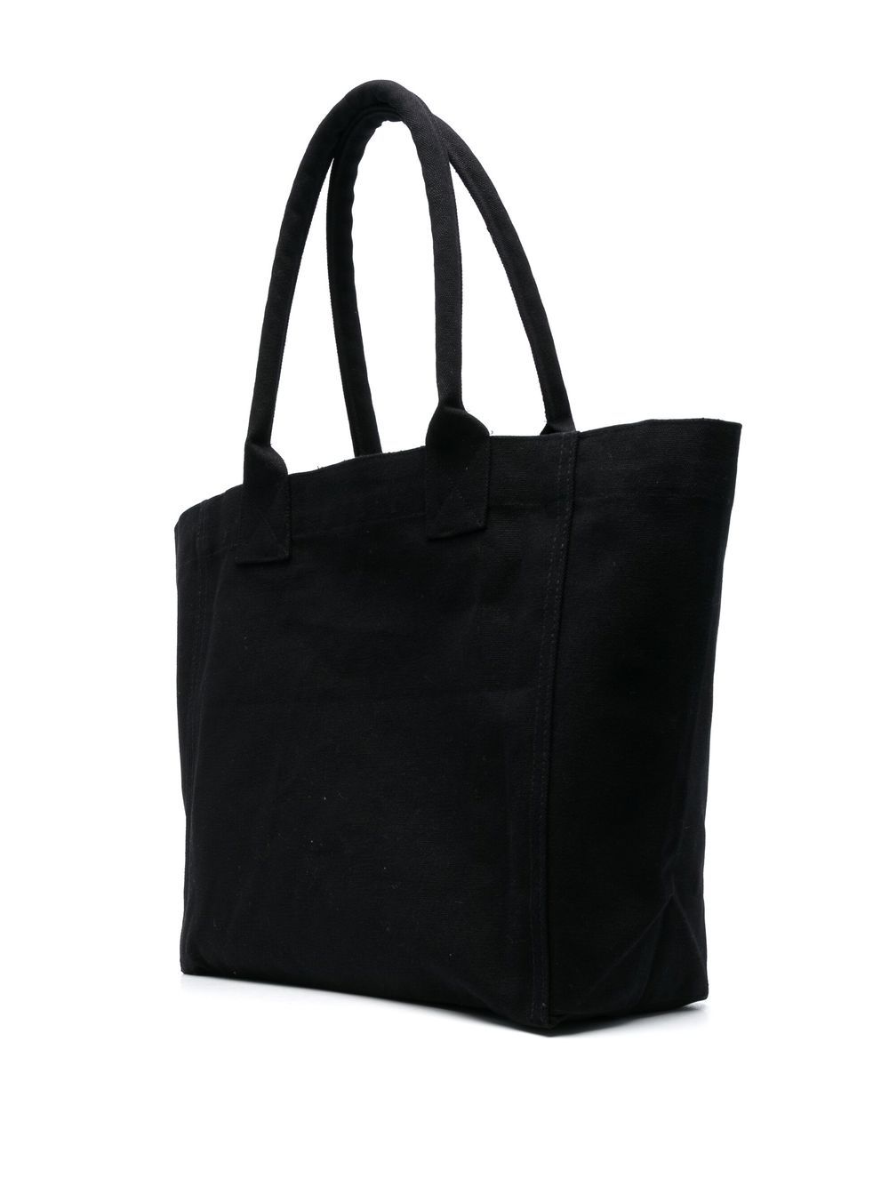 ISABEL MARANT Borsa tote Small Yenky in tela di cotone nera