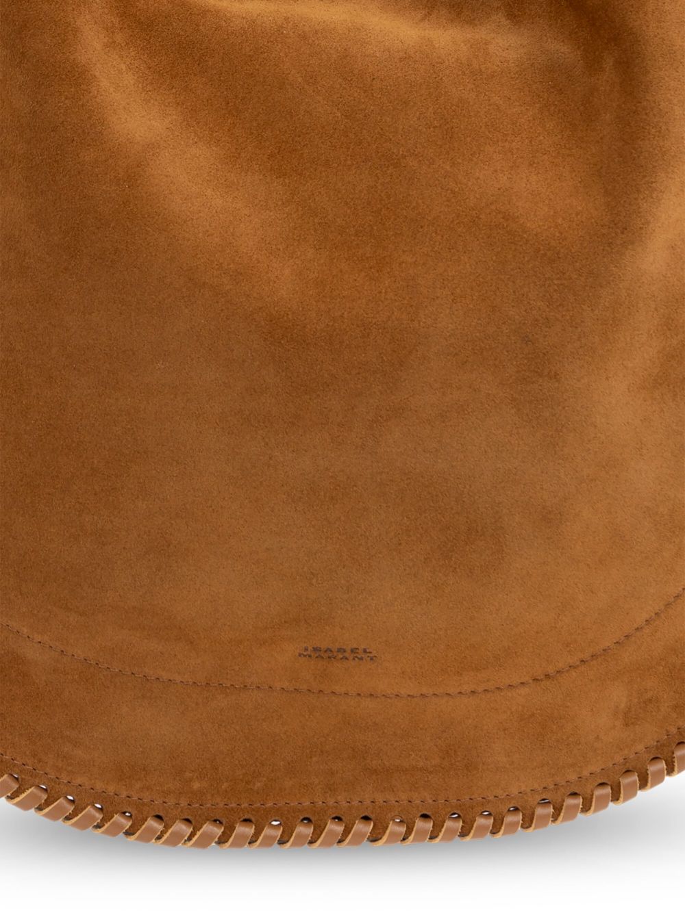 ISABEL MARANT Borsa Oskan Hobo Soft in pelle di vitello scamosciata intrecciata