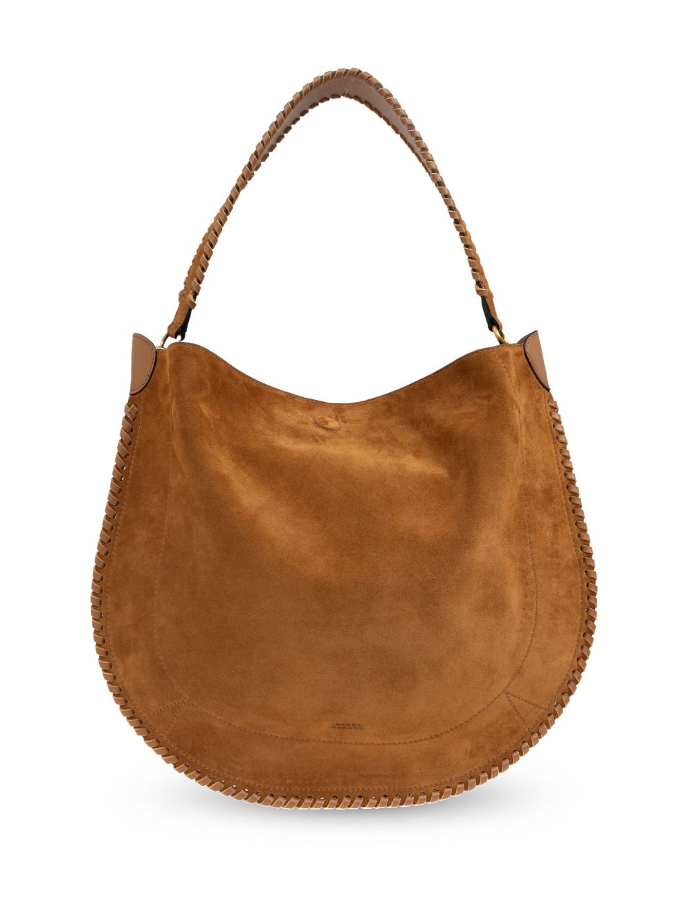 ISABEL MARANT Borsa Oskan Hobo Soft in pelle di vitello scamosciata intrecciata