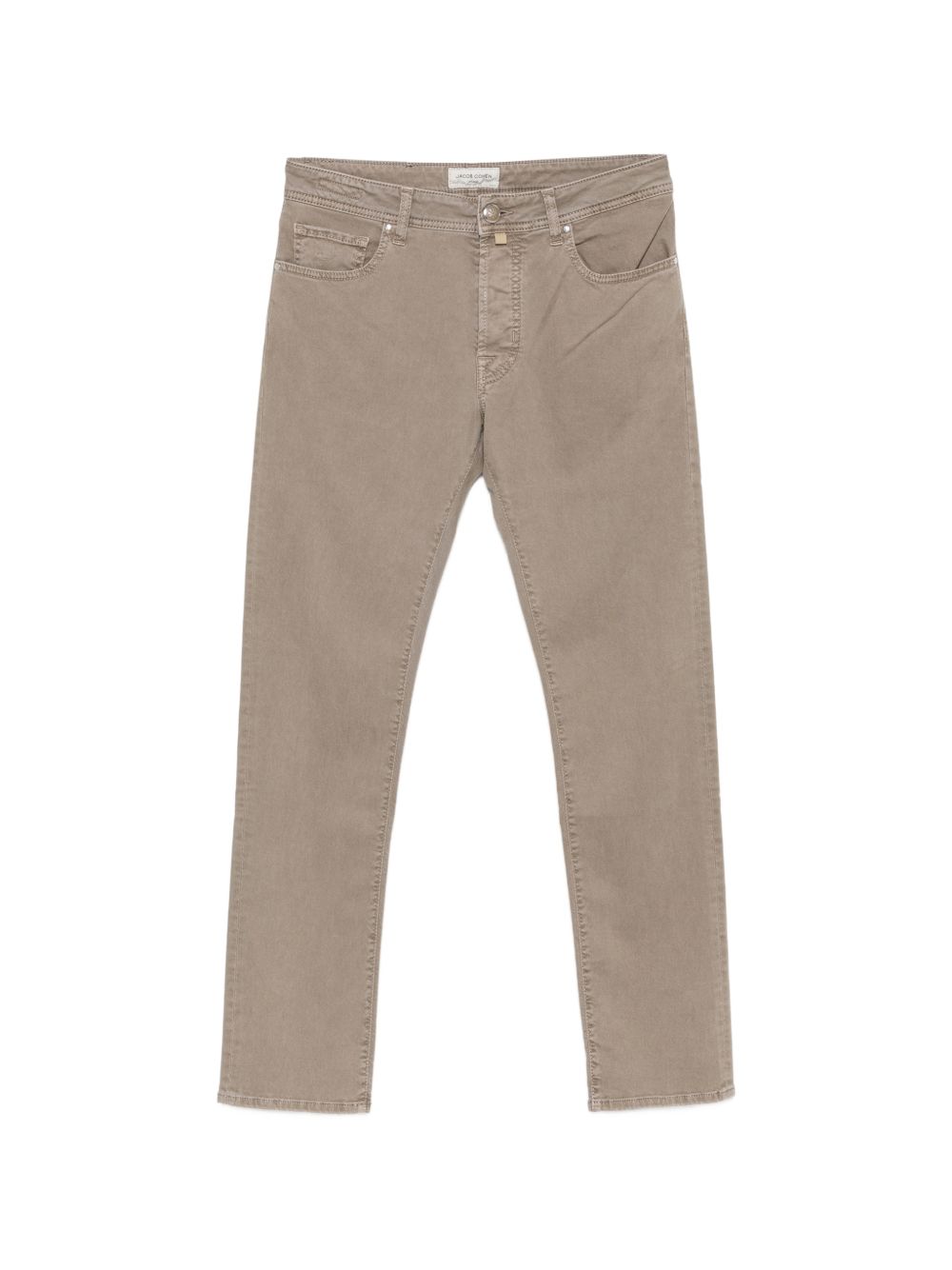 JACOB COHEN Pantaloni tortora lunghi