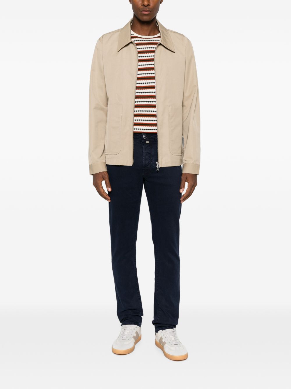JACOB COHEN Pantaloni casual blu navy da uomo