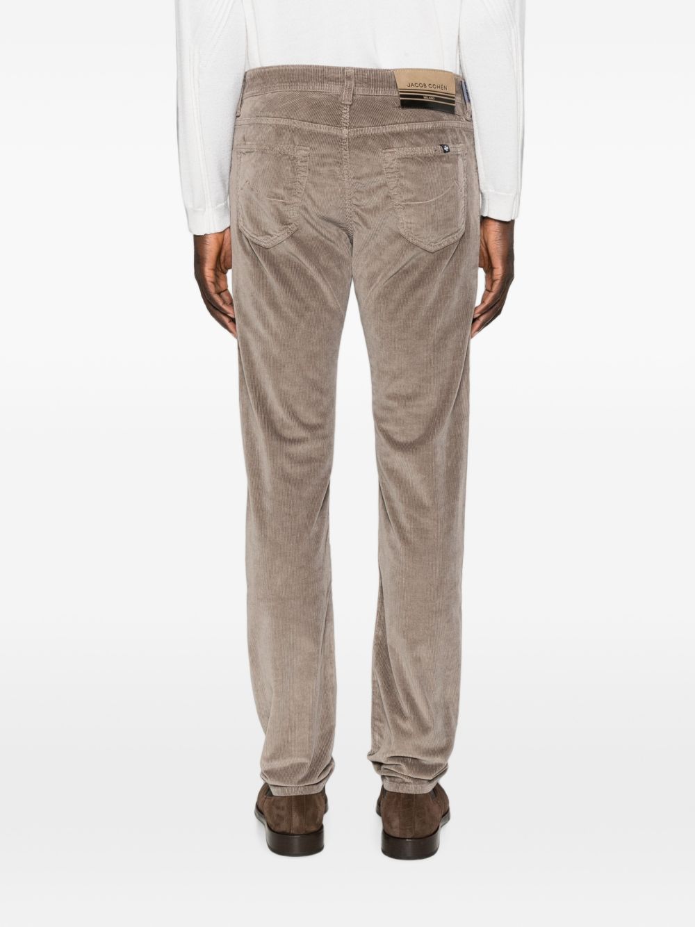 JACOB COHEN Pantaloni casual in velluto a coste beige