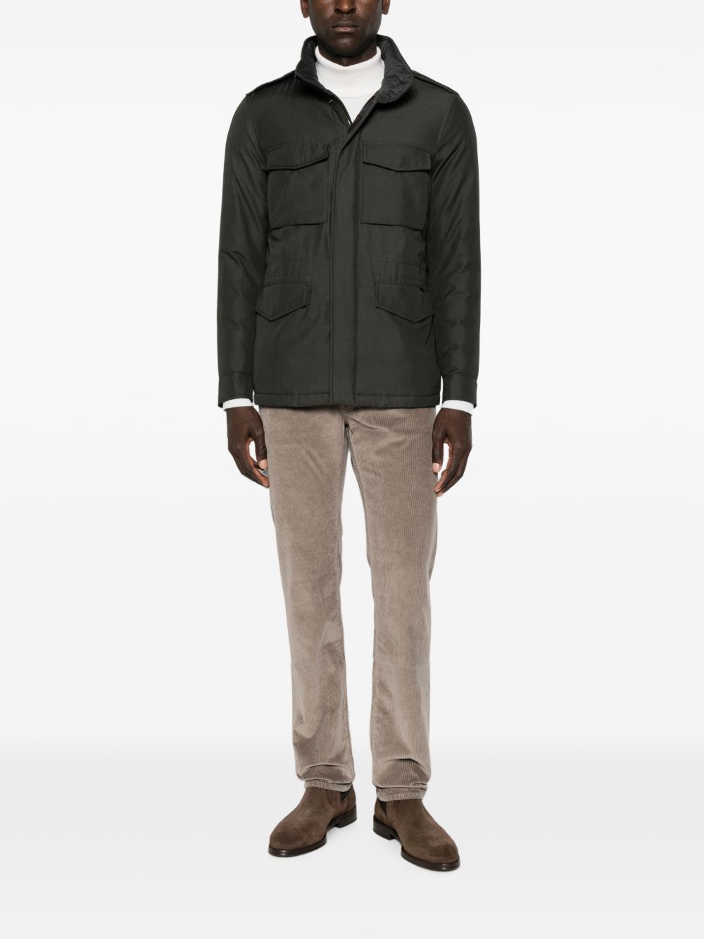 JACOB COHEN Pantaloni casual in velluto a coste beige