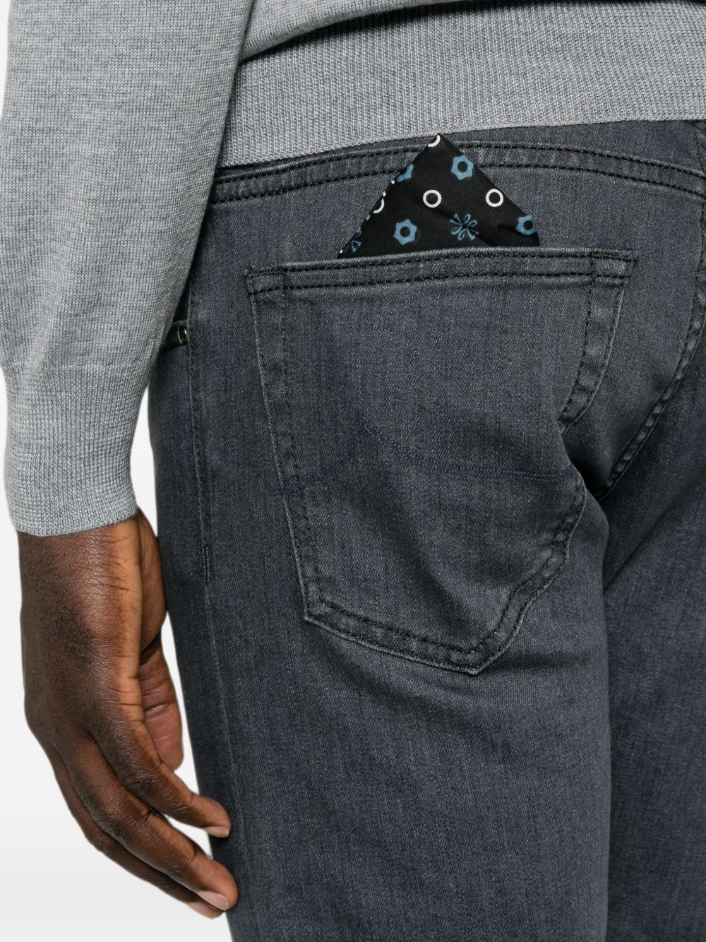 JACOB COHEN Jeans girgio cenere da uomo