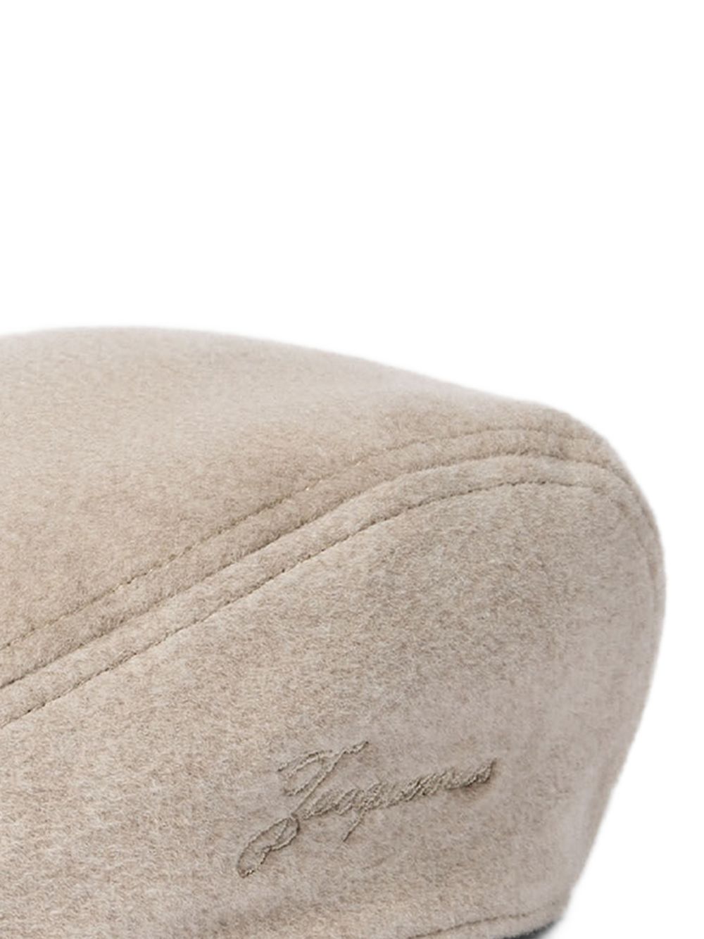 JACQUEMUS Basco Valérie beige in pura lana vergine