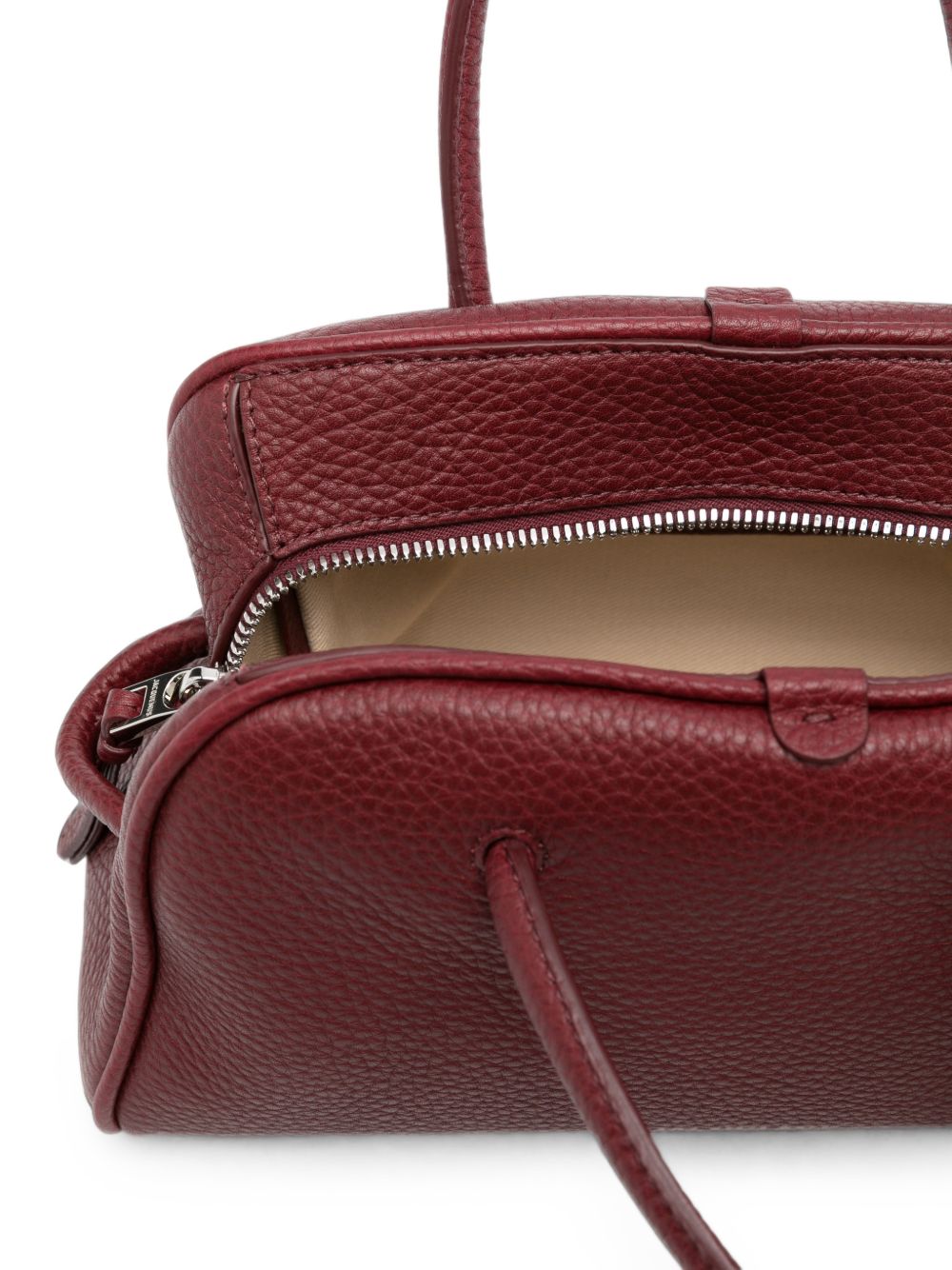 JACQUEMUS Borsa Le Petit Turismo bordeaux in pelle