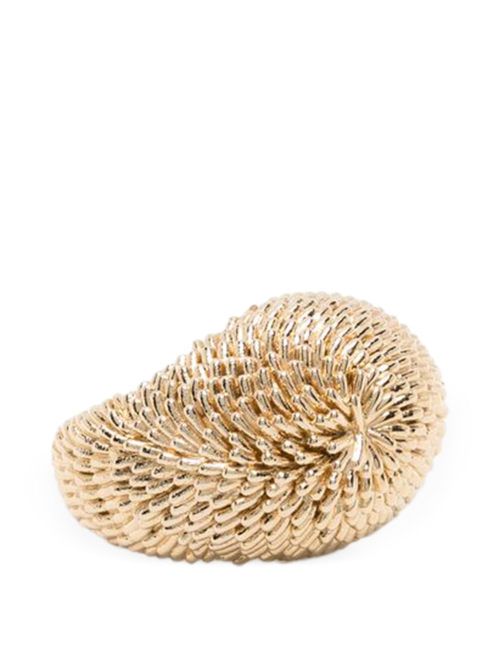 JACQUEMUS Anello Hérisson dorato in ottone