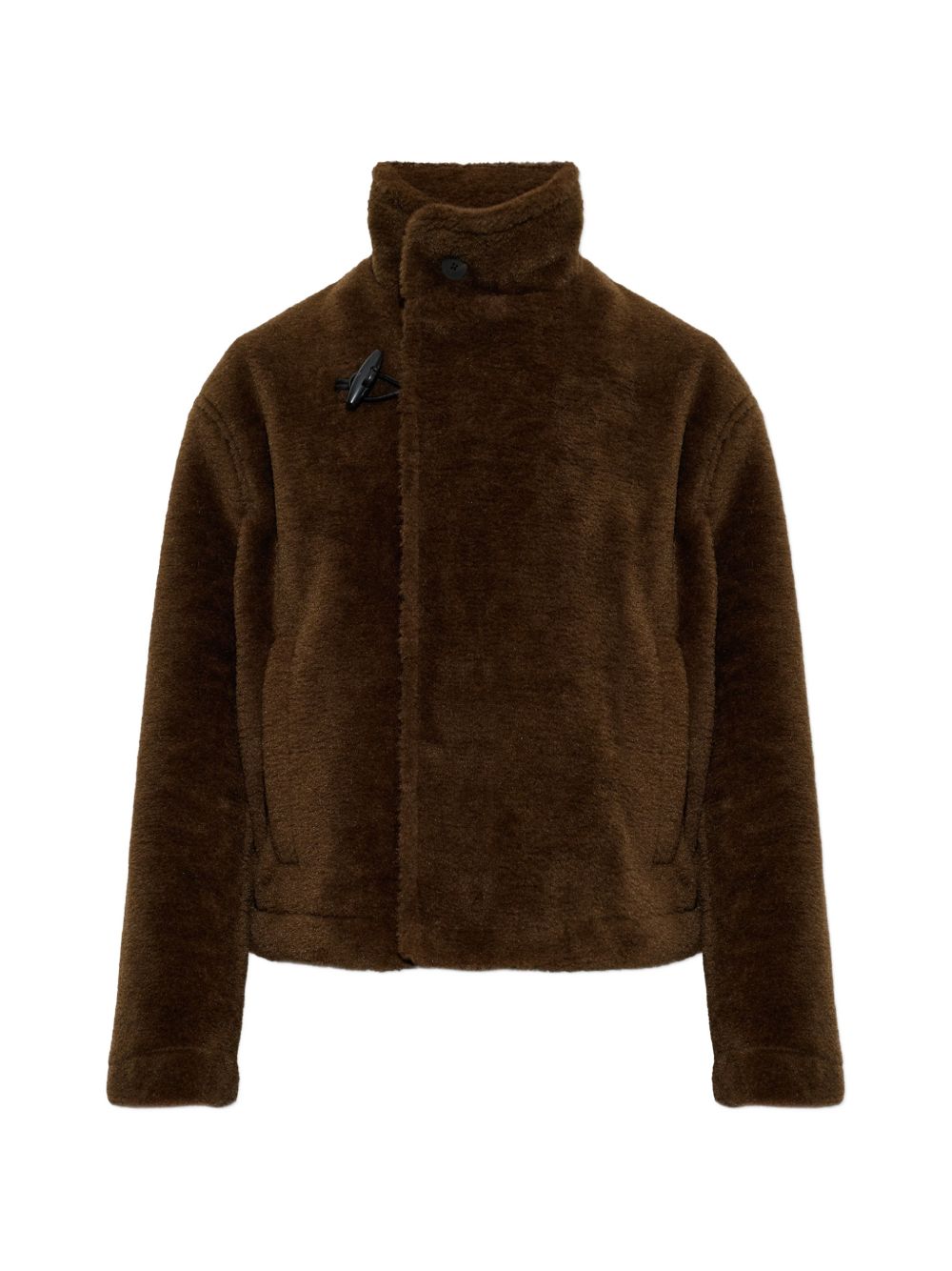 JACQUEMUS Giacca Le Blouson Fernando marrone a collo alto